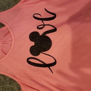 Racerback love Mickey tank top